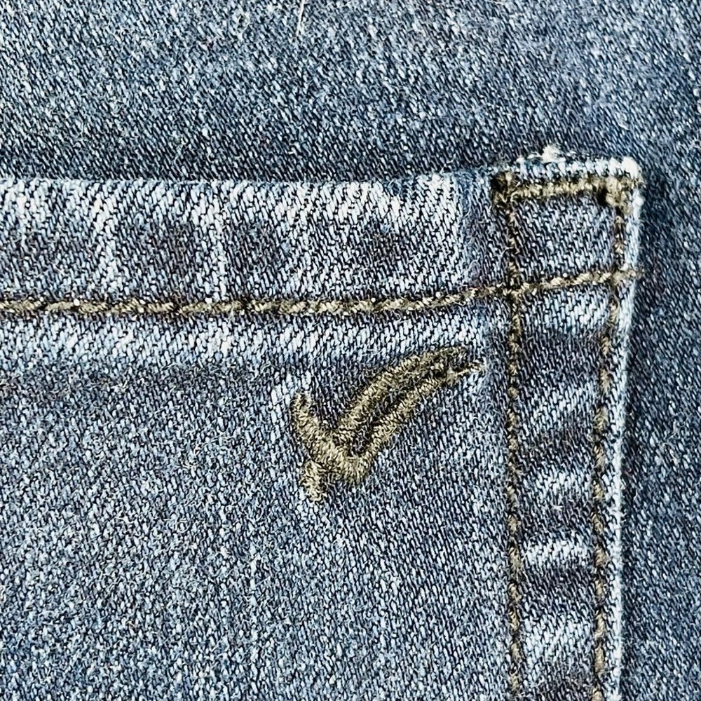 William Rast Blue Mid-Rise Crop Boot Jeans Juniors Size 28 Stretch - Picture 6 of 14